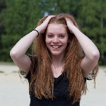 Manon van Lith, eerste shoot op zandverstuiving Rosmalen