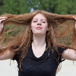 Manon van Lith, eerste shoot op zandverstuiving Rosmalen
