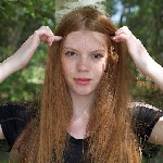 Manon van Lith, eerste shoot op zandverstuiving Rosmalen