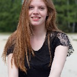 Manon van Lith, eerste shoot op zandverstuiving Rosmalen