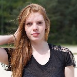 Manon van Lith, eerste shoot op zandverstuiving Rosmalen