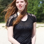 Manon van Lith, eerste shoot op zandverstuiving Rosmalen