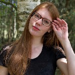 Manon van Lith, eerste shoot op zandverstuiving Rosmalen
