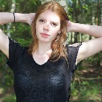 Manon van Lith, eerste shoot op zandverstuiving Rosmalen