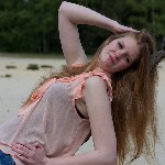 Manon van Lith, eerste shoot op zandverstuiving Rosmalen