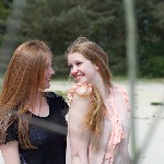 Manon van Lith, eerste shoot op zandverstuiving Rosmalen