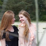 Manon van Lith, eerste shoot op zandverstuiving Rosmalen