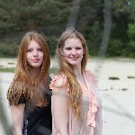 Manon van Lith, eerste shoot op zandverstuiving Rosmalen