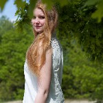 Manon van Lith, eerste shoot op zandverstuiving Rosmalen