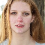 Manon van Lith, eerste shoot op zandverstuiving Rosmalen